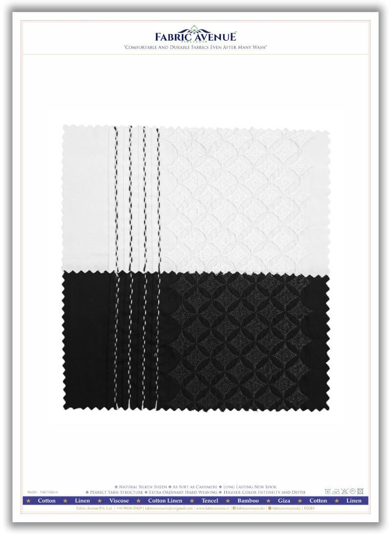 100% Cotton Tuxedo Fabric